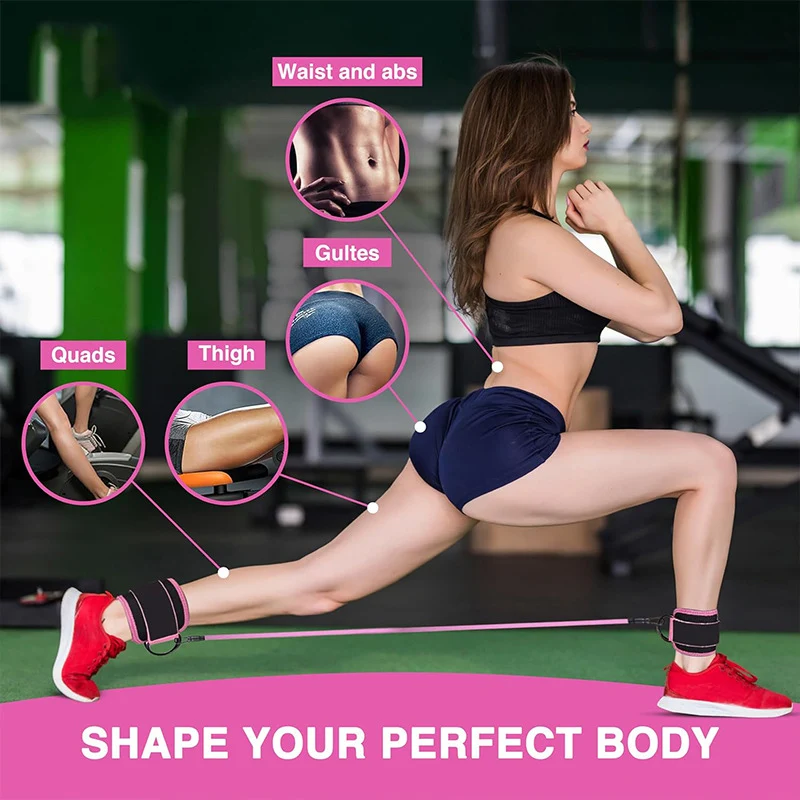Ankle Strap Resistance Bands H - Crossfit Workout With Equipment ulasan dan harga