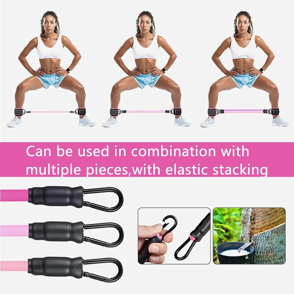 Ankle Strap Resistance Bands H - Crossfit Workout With Equipment ulasan dan harga