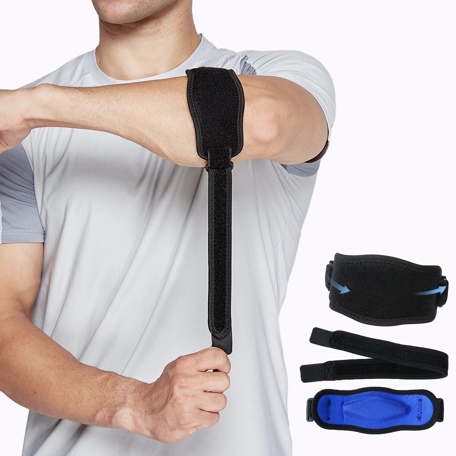 1Pc Adjustable Elbow Brace - S - Crossfit G ulasan dan harga