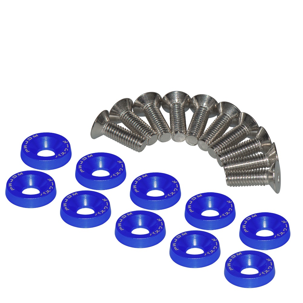 10PCS M6 JDM Car Modified Hex  - Bumper Plate 10Kg ulasan dan harga