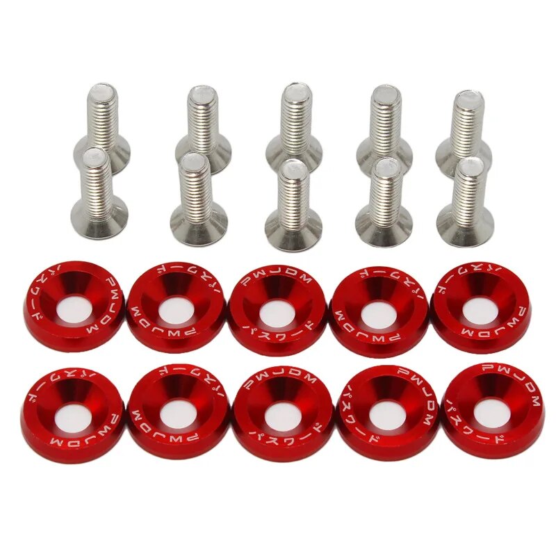 10 PCS M6 Car Modified Fastene - Bumper Plate 10Kg ulasan dan harga