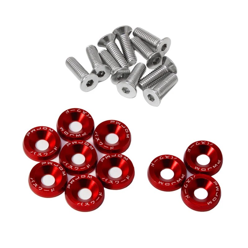 10 PCS M6 Car Modified Fastene - Bumper Plate 10Kg ulasan dan harga