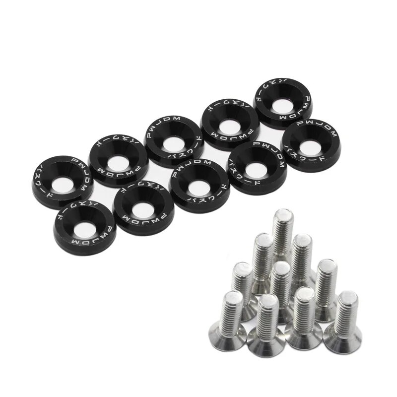 10 PCS M6 Car Modified Fastene - Bumper Plate 10Kg ulasan dan harga